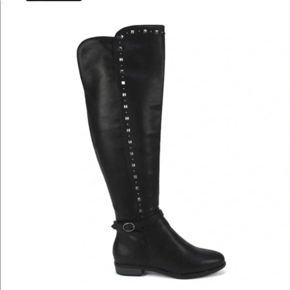 Rialto Ferrell Over The Knee Black Boots Size 6
